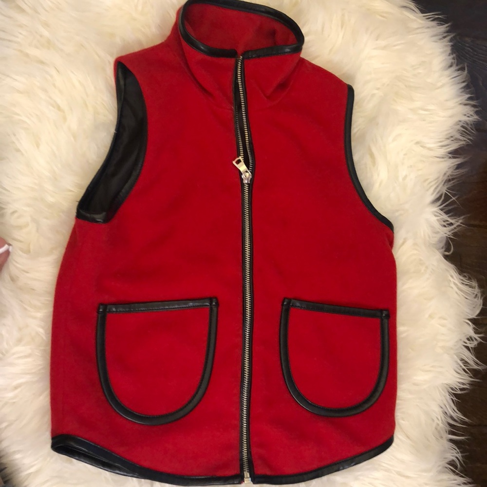 Girls red vest